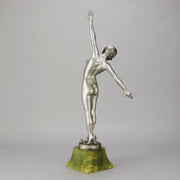 Ouillon-Carrere Spear Dancer - Art Deco Sculpture -Hickmet Fine Arts