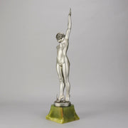 Ouillon-Carrere Spear Dancer - Art Deco Sculpture -Hickmet Fine Arts