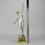 Ouillon-Carrere Spear Dancer - Art Deco Sculpture -Hickmet Fine Arts