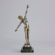 Ouillon-Carrere Spear Dancer - Art Deco Sculpture -Hickmet Fine Arts