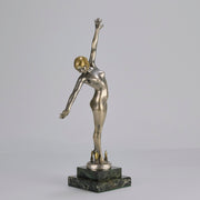 Ouillon-Carrere Spear Dancer - Art Deco Sculpture -Hickmet Fine Arts