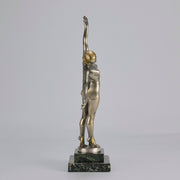 Ouillon-Carrere Spear Dancer - Art Deco Sculpture -Hickmet Fine Arts