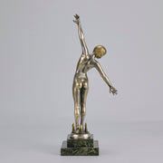 Ouillon-Carrere Spear Dancer - Art Deco Sculpture -Hickmet Fine Arts