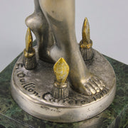 Ouillon-Carrere Spear Dancer - Art Deco Sculpture -Hickmet Fine Arts