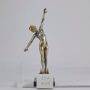 Ouillon-Carrere Spear Dancer - Art Deco Sculpture -Hickmet Fine Arts
