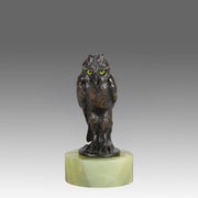 Vienna Bronze  - Austrian Bronze Owl - Hickmet Fine Arts  