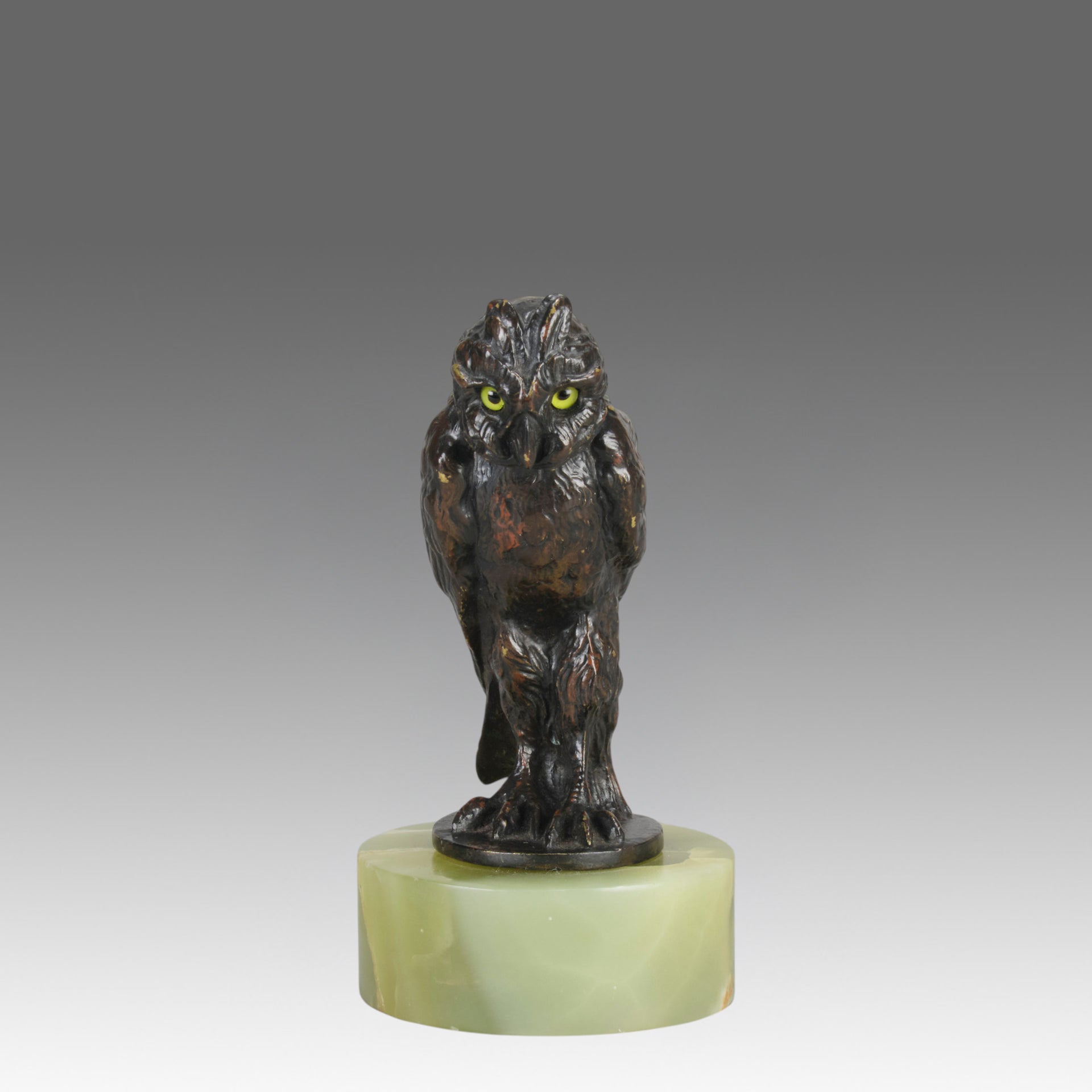 Vienna Bronze  - Austrian Bronze Owl - Hickmet Fine Arts  