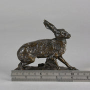Lievre au Repose - Pierre Jules Mene Bronze - Hickmet Fine Arts