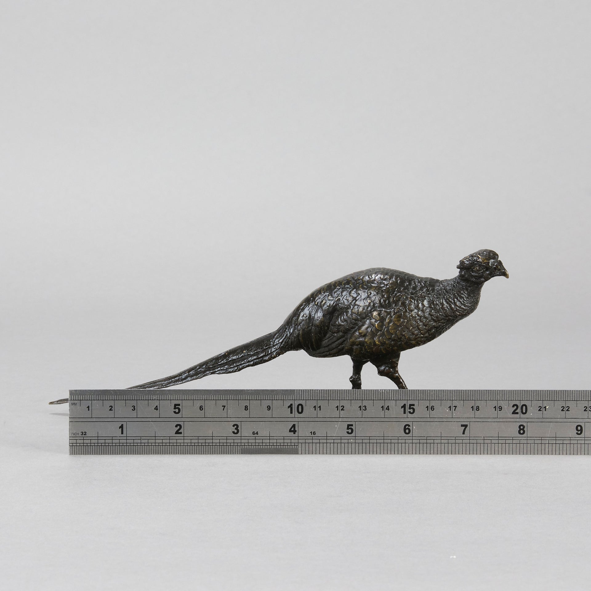 Mene Faisan Droit - P J Mene Animalier Bronze - Hickmet Fine Arts