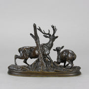 Mene Deer - P J Mene Animalier Bronze - Hickmet Fine Arts