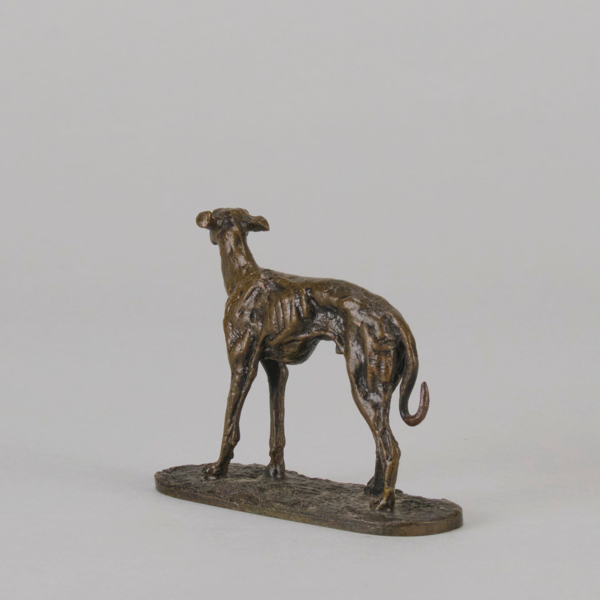 Mene Greyhound - P J Mene Animalier Bronze - Hickmet Fine Arts 