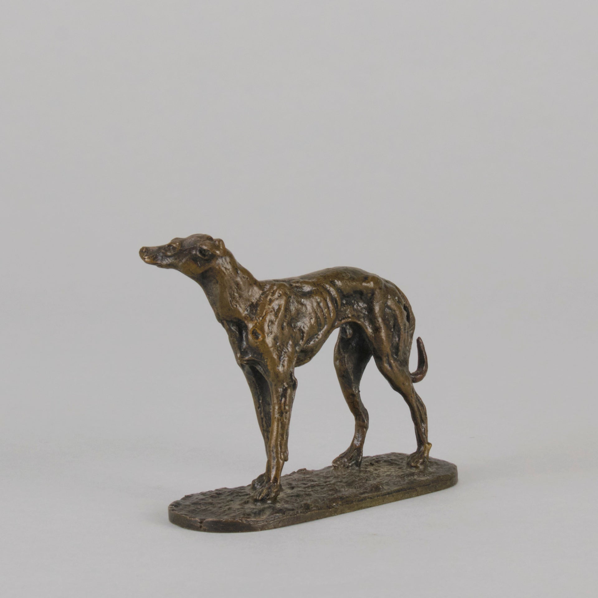 Mene Greyhound - P J Mene Animalier Bronze - Hickmet Fine Arts 