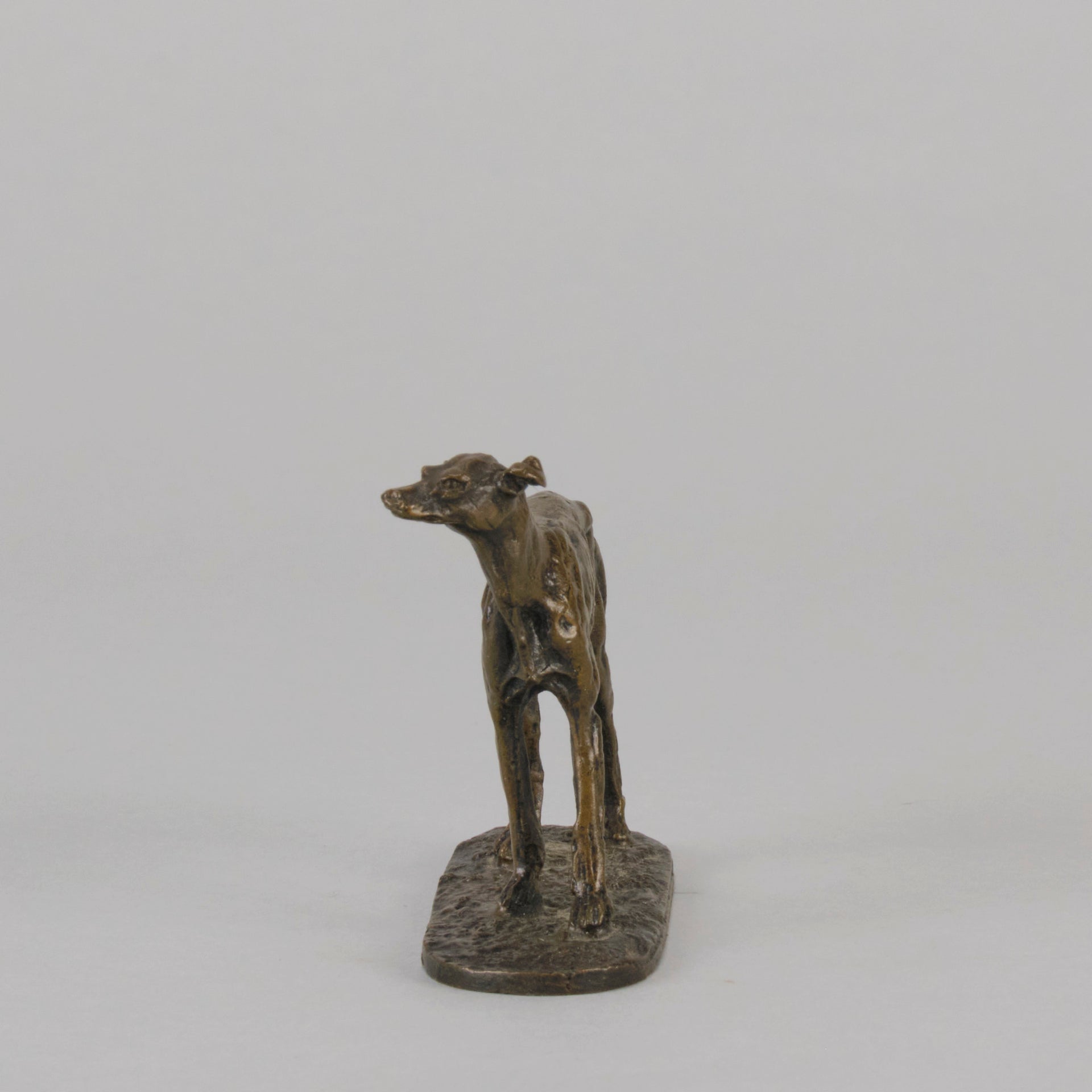 Mene Greyhound - P J Mene Animalier Bronze - Hickmet Fine Arts 
