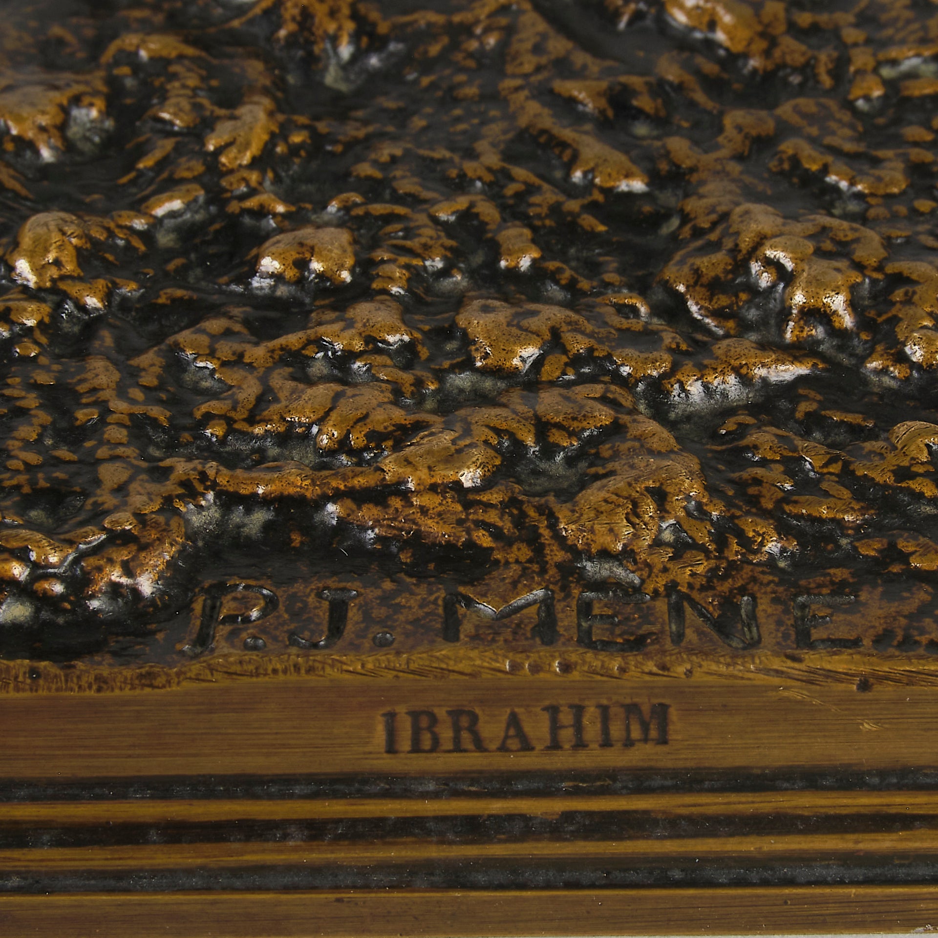 Mene Ibrahim - P J Mene Animalier Bronze - Hickmet Fine Arts 