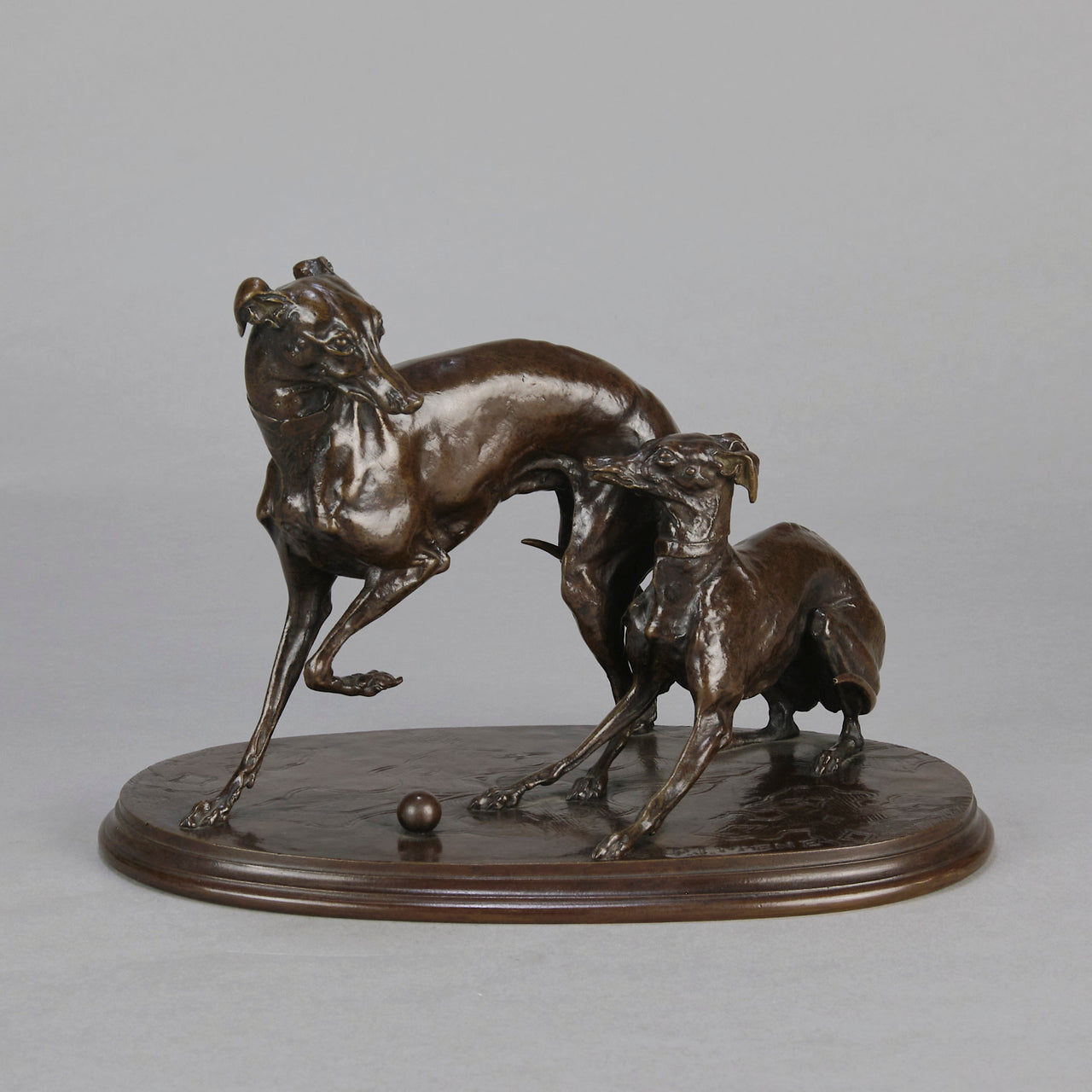 P J Mene bronze Jiji et Giselle -  Animaliers - Hickmet Fine Arts