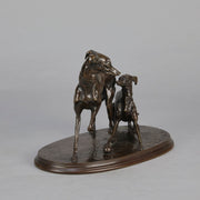 P J Mene bronze Jiji et Giselle -  Animaliers - Hickmet Fine Arts