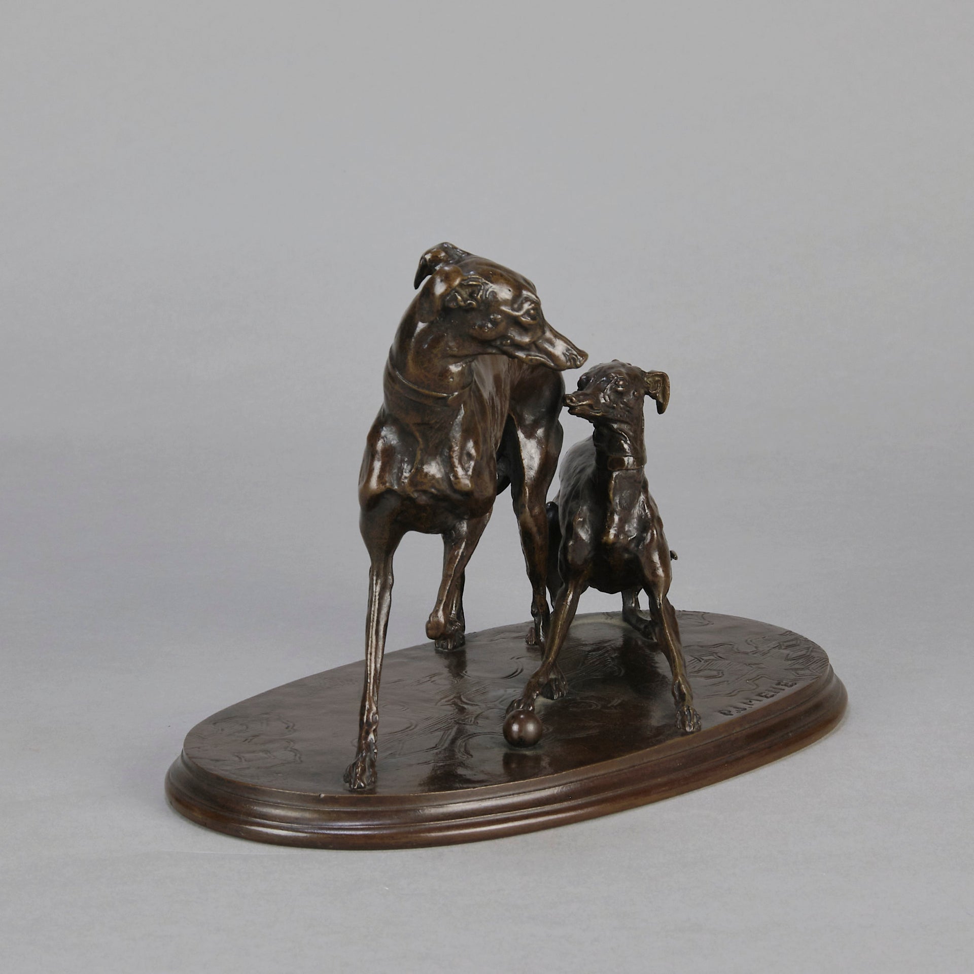 P J Mene bronze Jiji et Giselle -  Animaliers - Hickmet Fine Arts