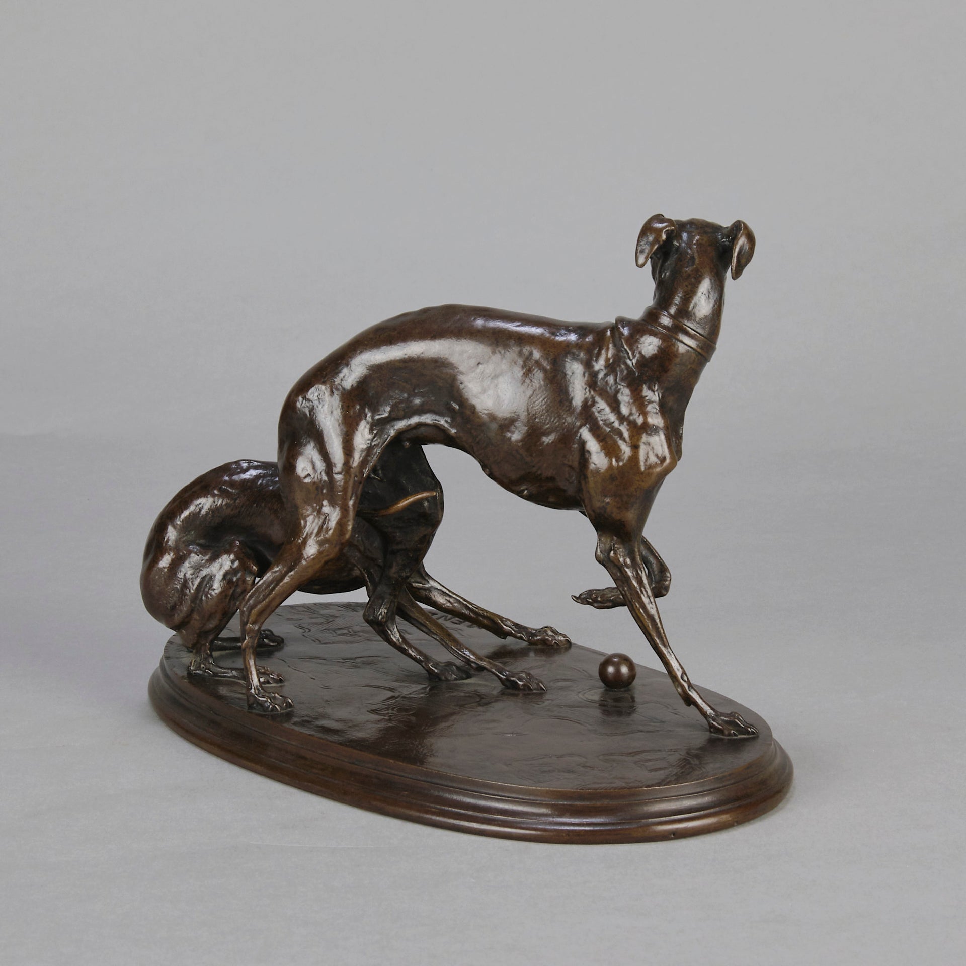 P J Mene bronze Jiji et Giselle -  Animaliers - Hickmet Fine Arts