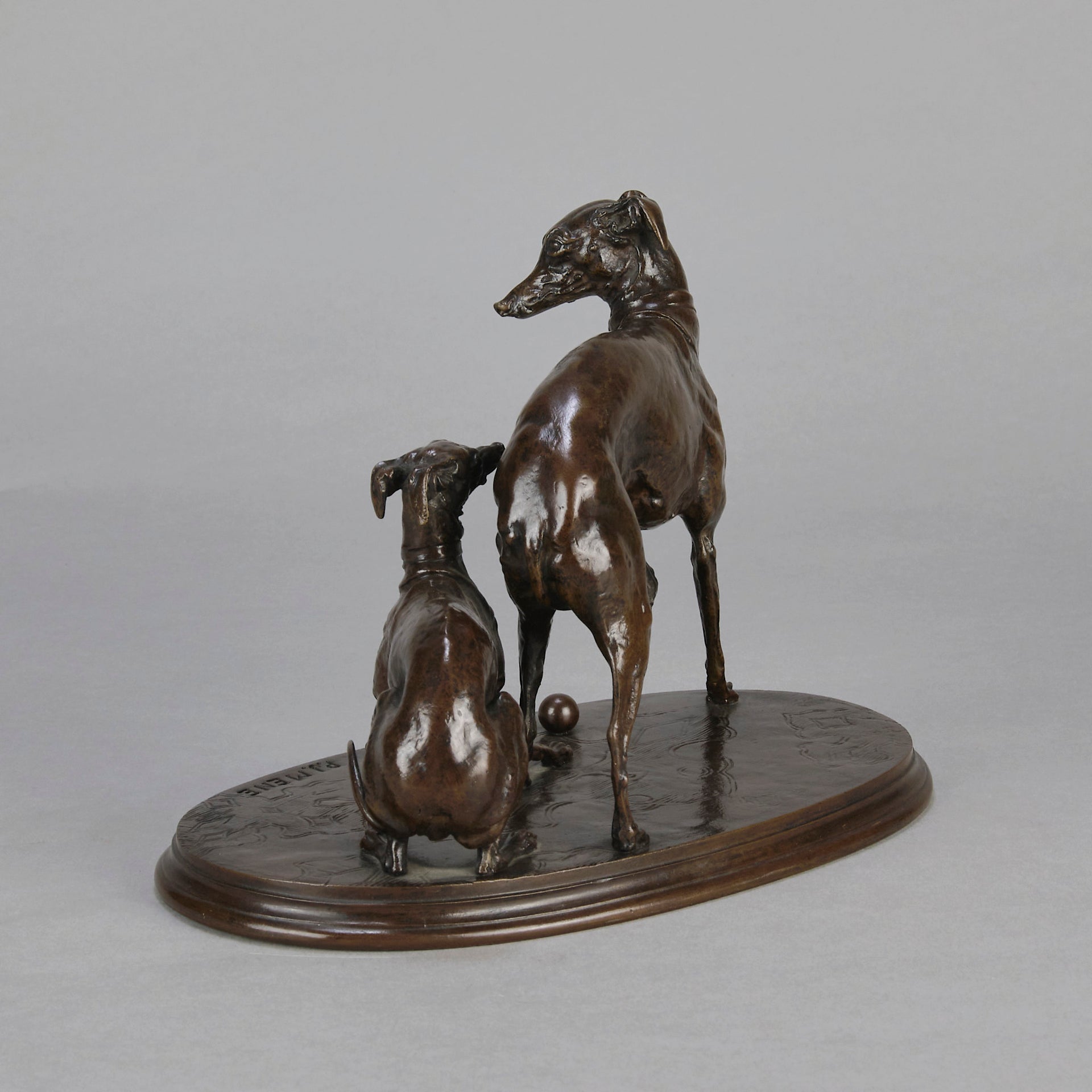 P J Mene bronze Jiji et Giselle -  Animaliers - Hickmet Fine Arts