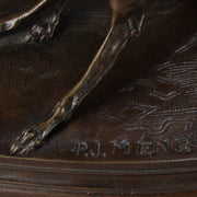 P J Mene bronze Jiji et Giselle -  Animaliers - Hickmet Fine Arts
