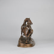 Mene L'Accolade - P J Mene Animalier Bronze - Hickmet Fine Arts 
