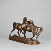 Mene L'Accolade - P J Mene Animalier Bronze - Hickmet Fine Arts 