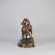 Mene L'Accolade - P J Mene Animalier Bronze - Hickmet Fine Arts 