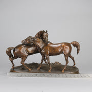 Mene L'Accolade - P J Mene Animalier Bronze - Hickmet Fine Arts 
