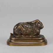 Paul Bartlett Bronze - Resting Rabbit - Hickmet Fine Arts 