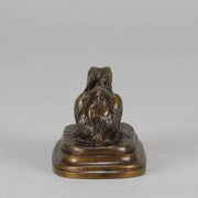 Paul Bartlett Bronze - Resting Rabbit - Hickmet Fine Arts 