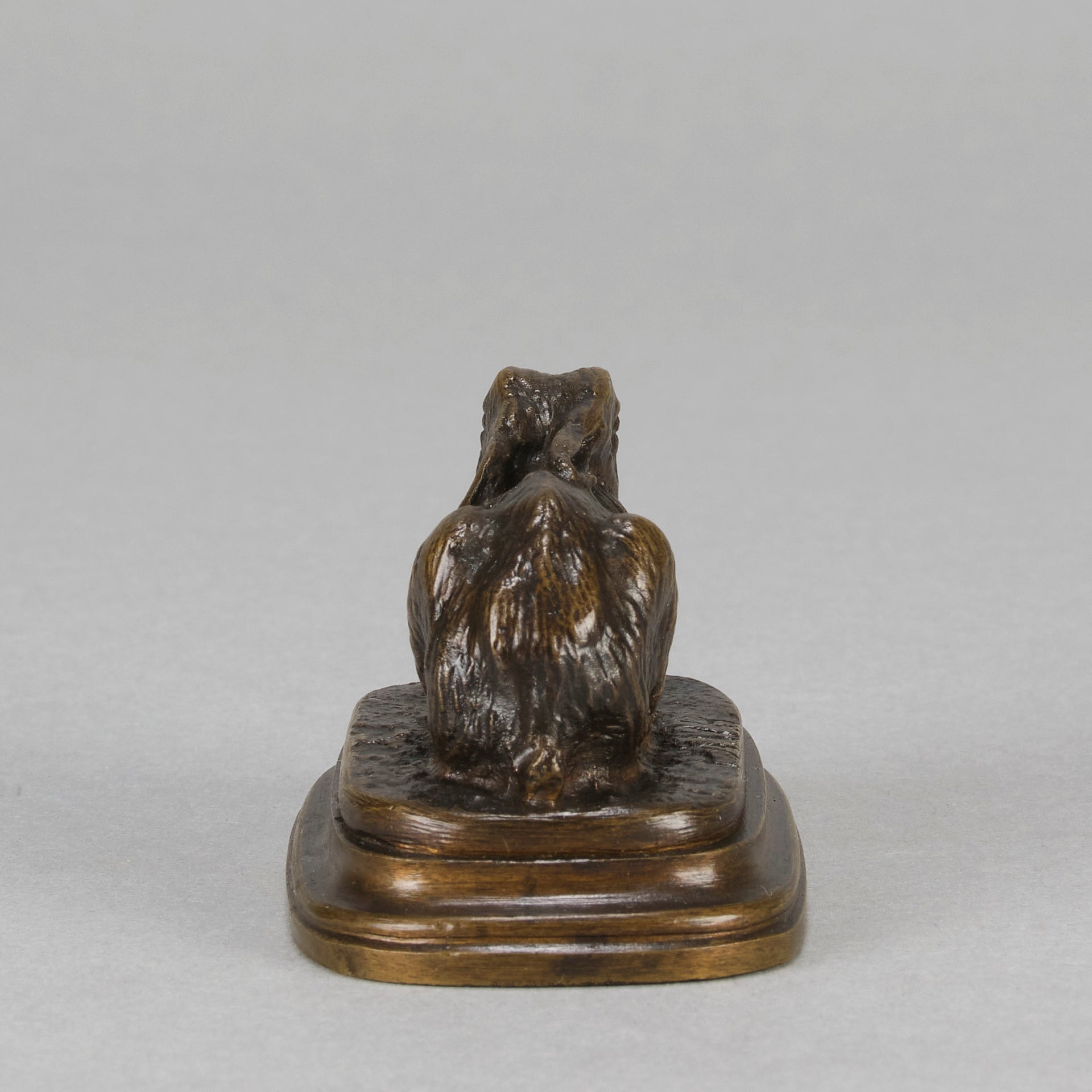 Paul Bartlett Bronze - Resting Rabbit - Hickmet Fine Arts 