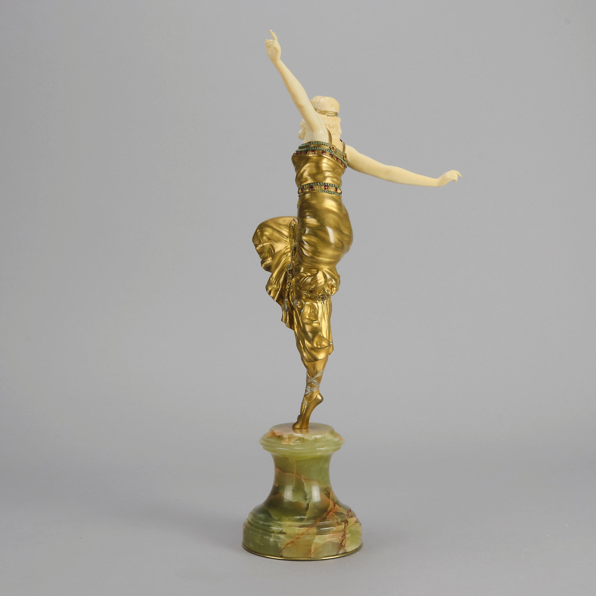 Russian Dancer - Art Deco Sculpture - Antique Bronze Figures - Hickmet Fine Arts