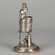 Pautrot Cat & Bunnies - Ferdinand Pautrot Bronze - Hickmet Fine Arts