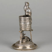 Pautrot Cat & Bunnies - Ferdinand Pautrot Bronze - Hickmet Fine Arts