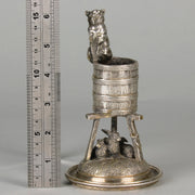 Pautrot Cat & Bunnies - Ferdinand Pautrot Bronze - Hickmet Fine Arts