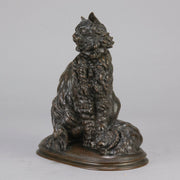 Pautrot bronze cat and kitten