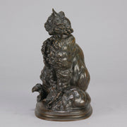 Pautrot bronze cat and kitten