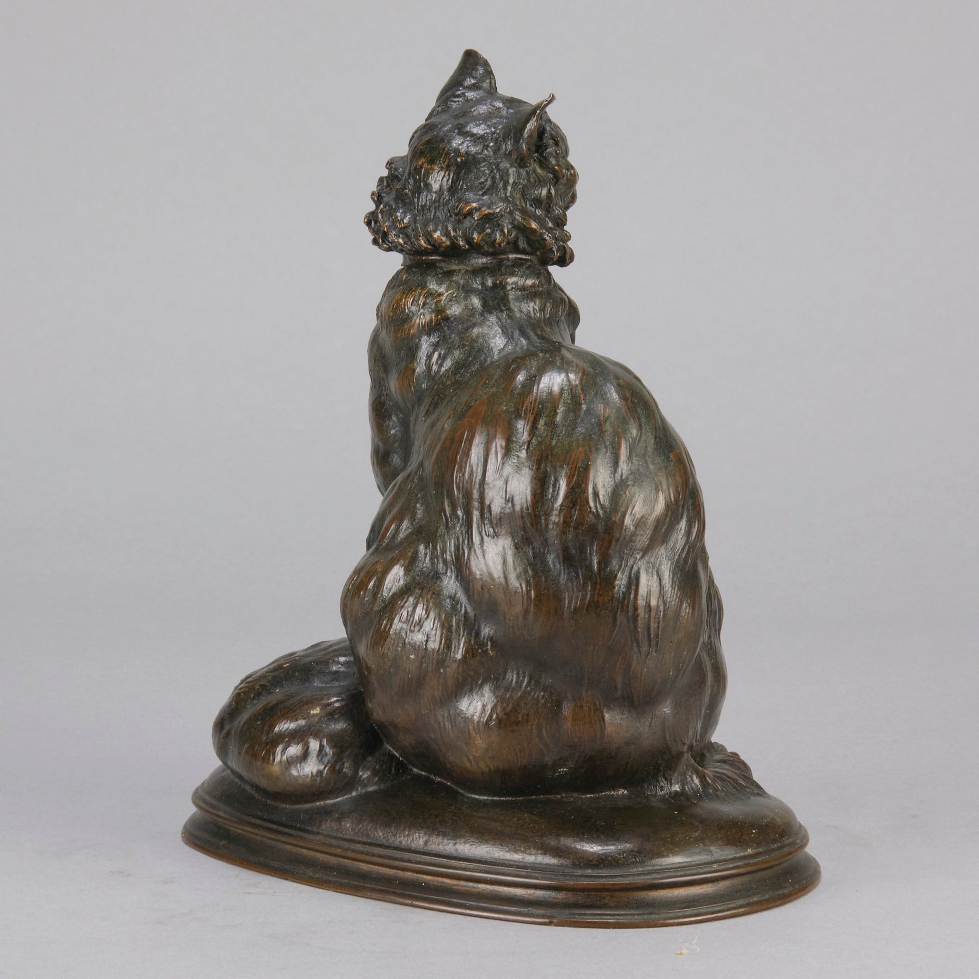 Pautrot bronze cat and kitten
