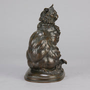 Pautrot bronze cat and kitten