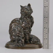 Pautrot bronze cat and kitten