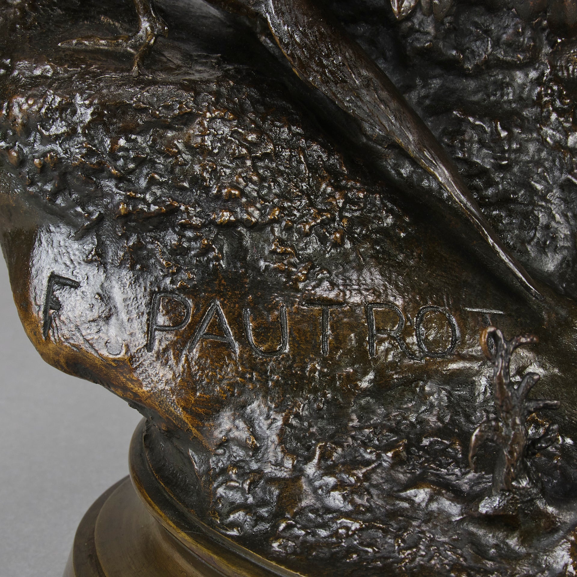 Pautrot Chien de Chasse - Ferdinand Pautrot Bronze - Hickmet Fine Arts