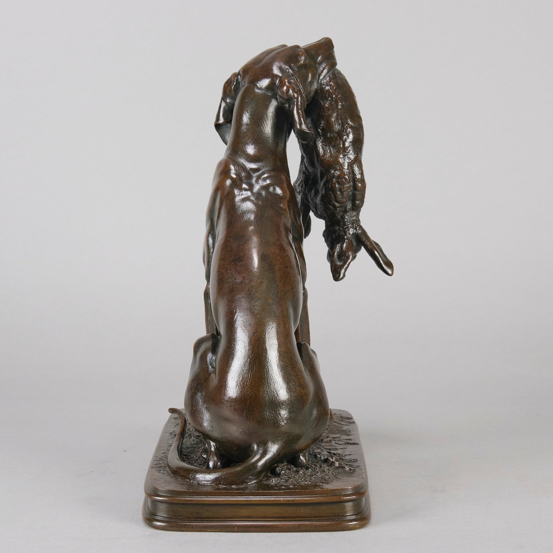 Pautrot Pointer & Game - Ferdinand Pautrot Bronze - Hickmet Fine Arts
