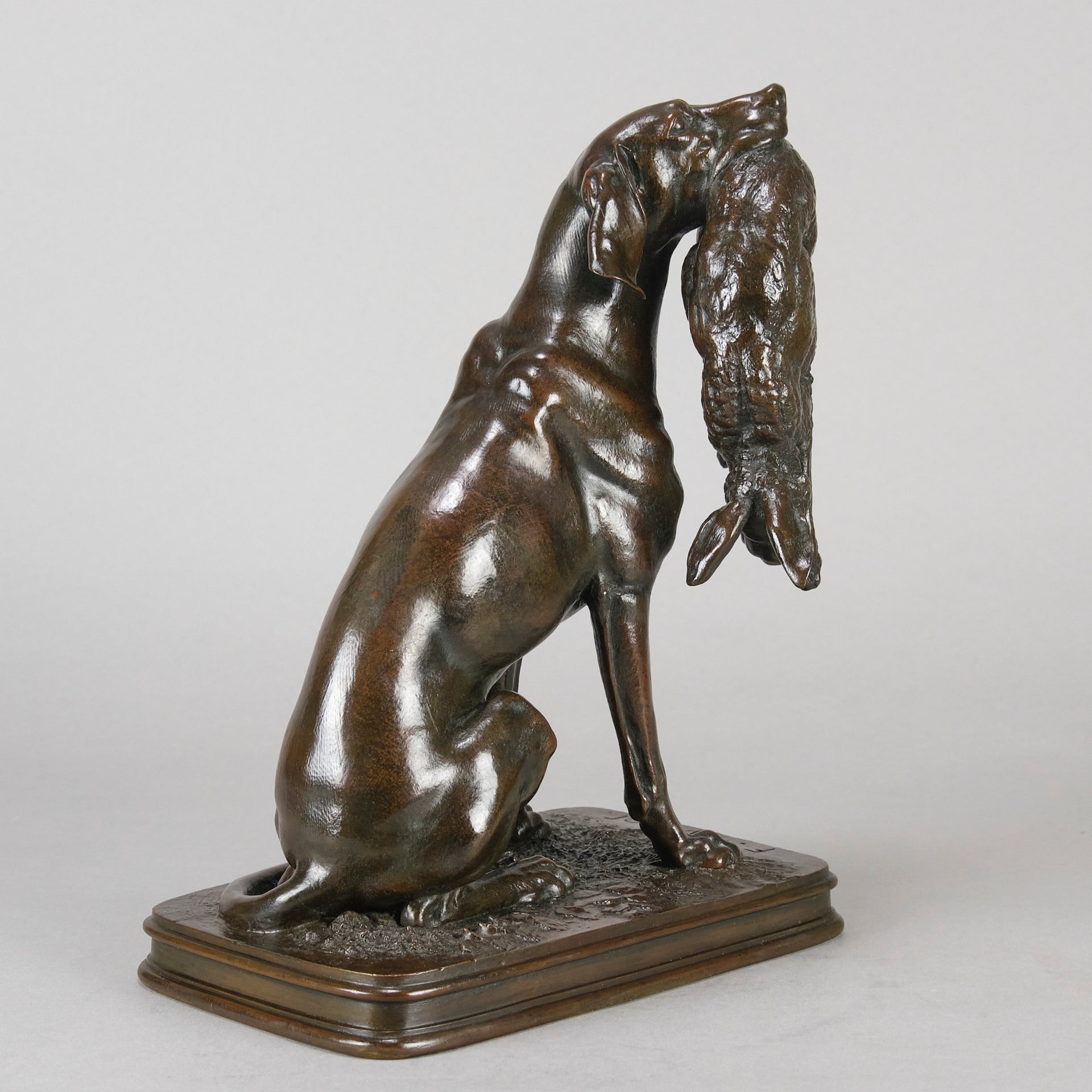 Pautrot Pointer & Game - Ferdinand Pautrot Bronze - Hickmet Fine Arts