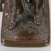 Pautrot Pointer & Game - Ferdinand Pautrot Bronze - Hickmet Fine Arts