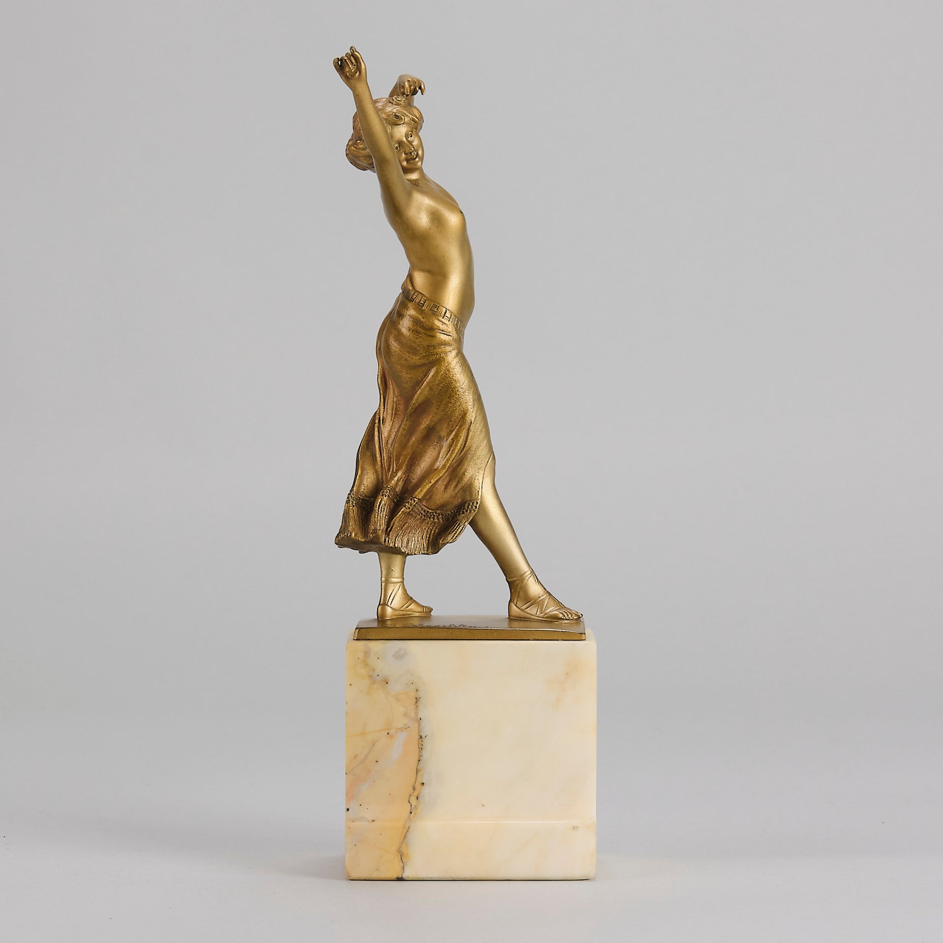 Peleschka Lunard Bronze - Art Nouveau - Hickmet Fine Arts 