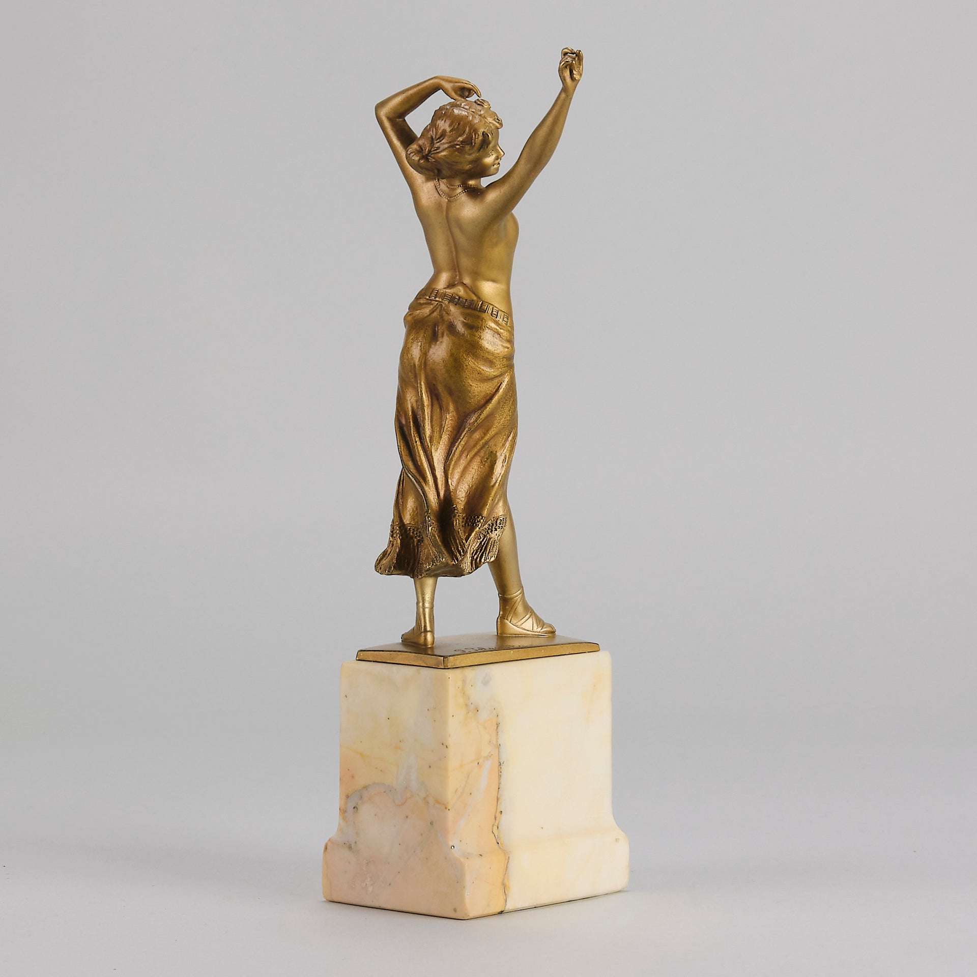 Peleschka Lunard Bronze - Art Nouveau - Hickmet Fine Arts 