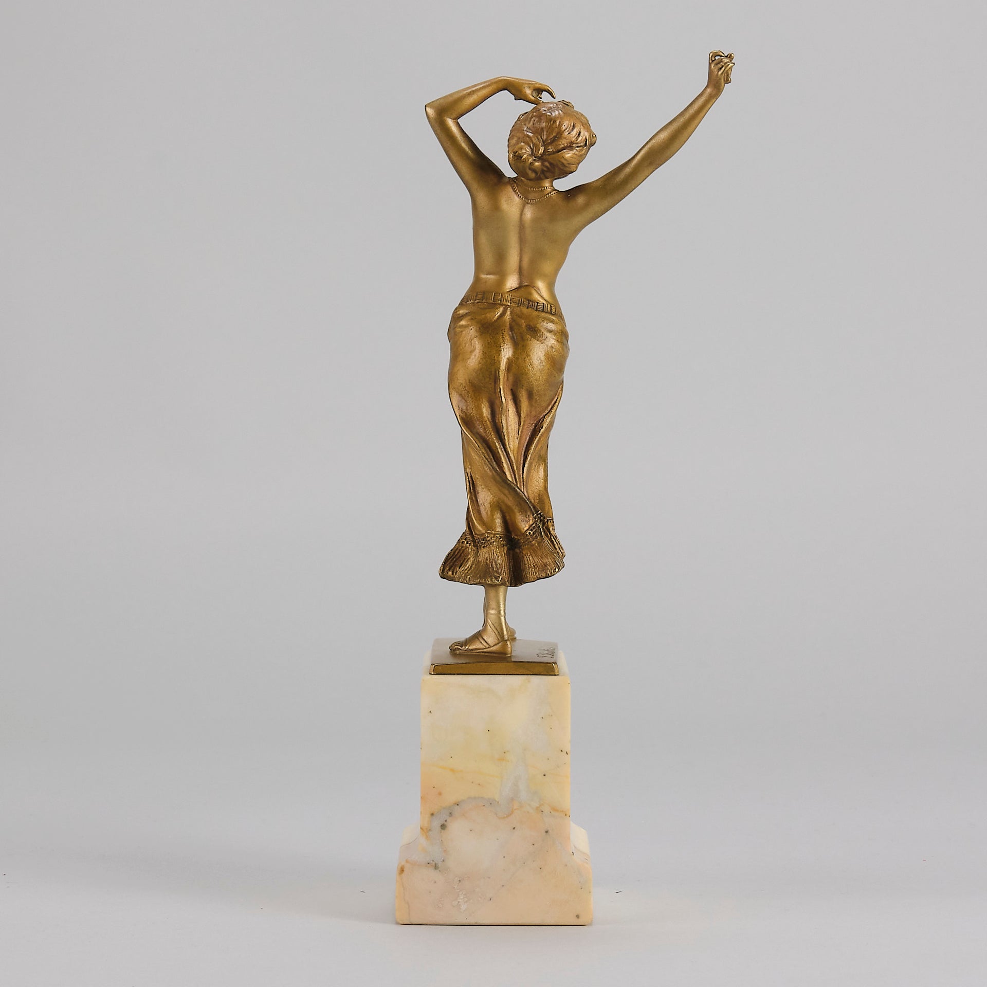 Peleschka Lunard Bronze - Art Nouveau - Hickmet Fine Arts 