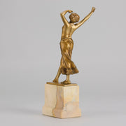 Peleschka Lunard Bronze - Art Nouveau - Hickmet Fine Arts 