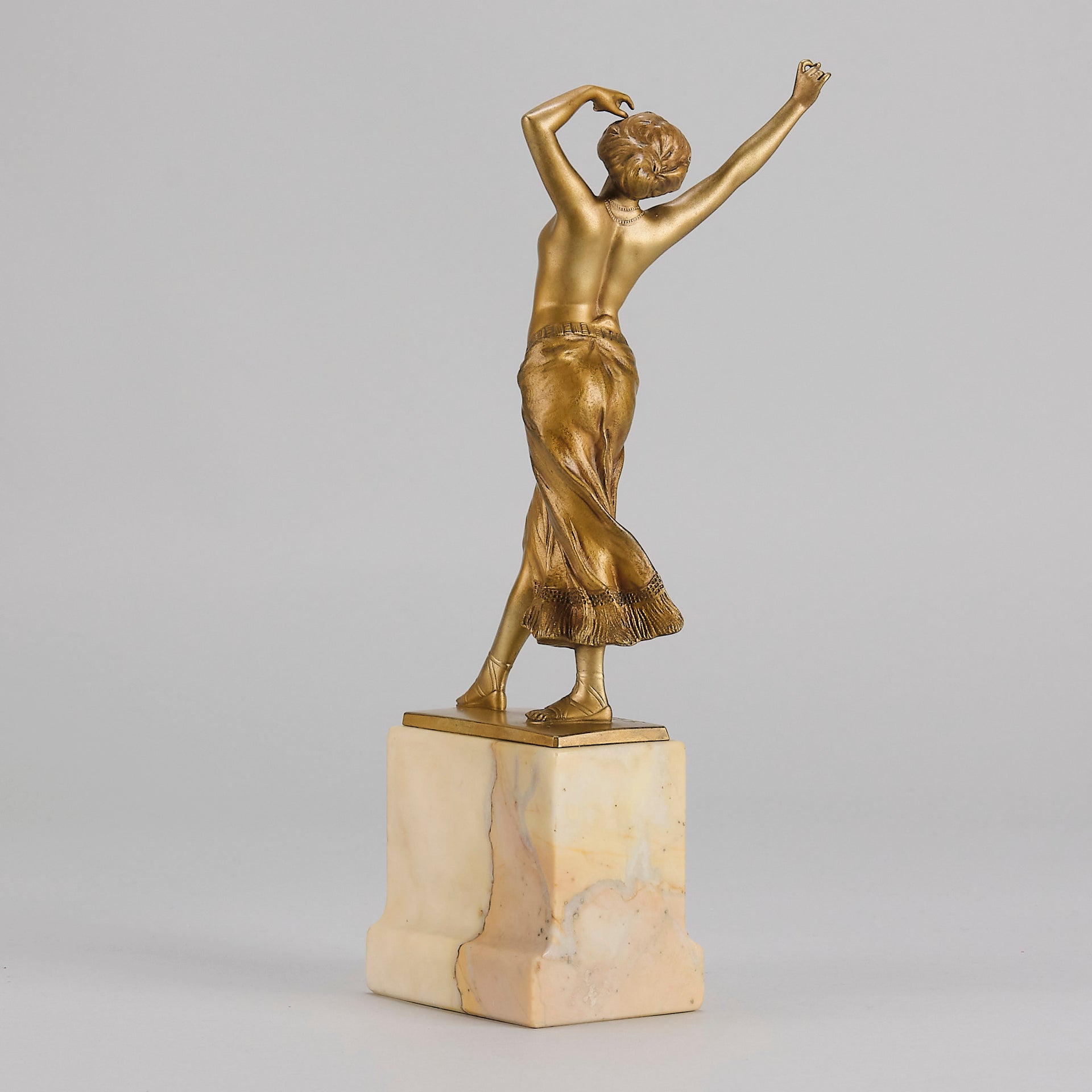 Peleschka Lunard Bronze - Art Nouveau - Hickmet Fine Arts 