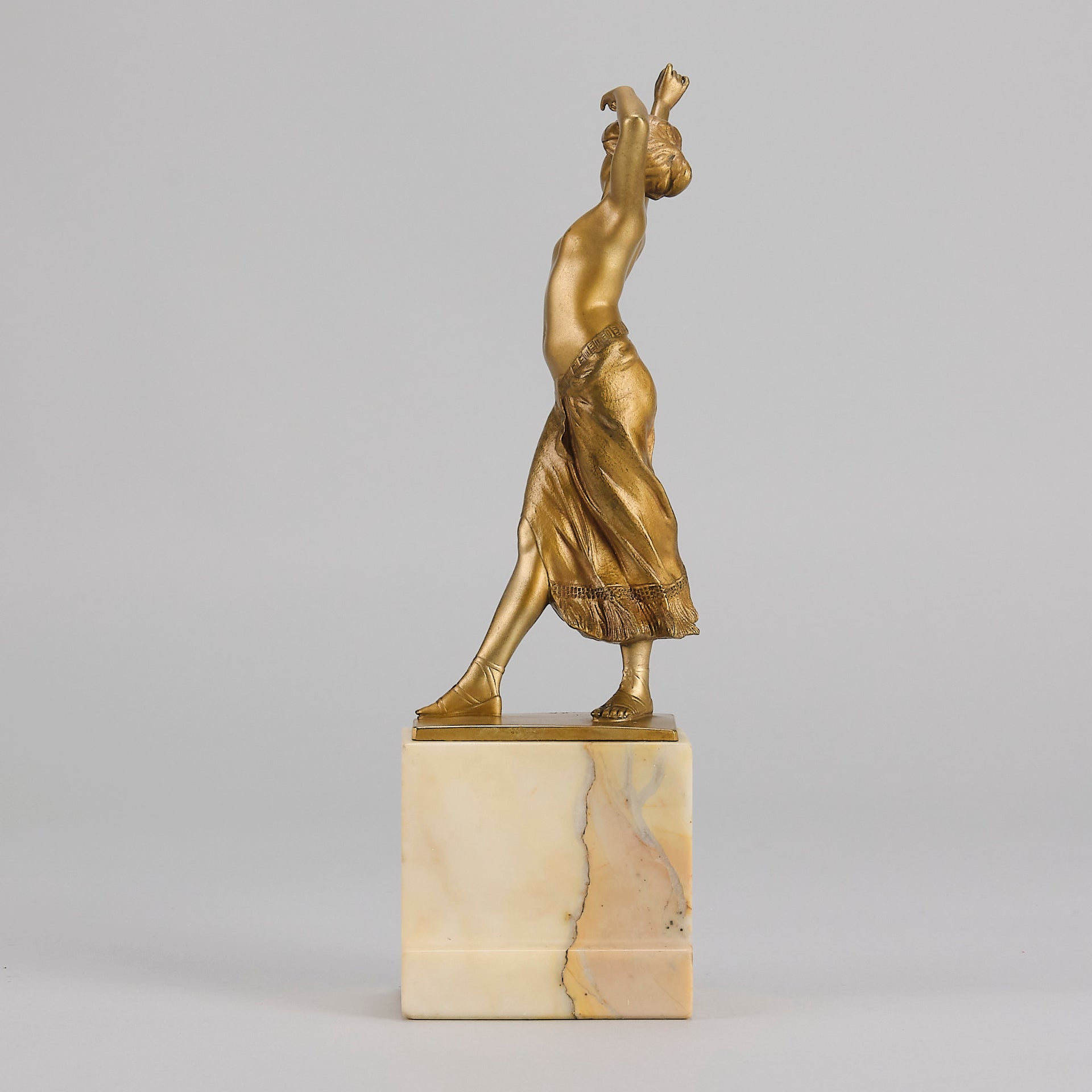 Peleschka Lunard Bronze - Art Nouveau - Hickmet Fine Arts 